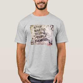 Camiseta Graffiti Stop stupid people T-shirt