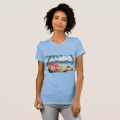 Camiseta hamaca en el mar t-shirt (Voorkant volledig)