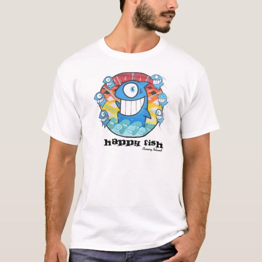 Camiseta-Happy Fish - Canary Island T-shirt (Voorkant)