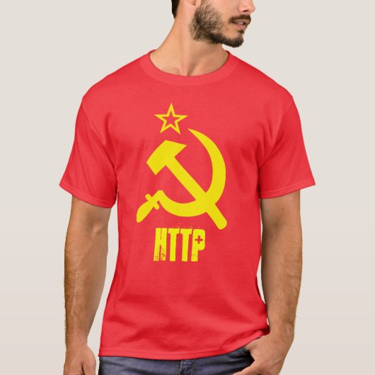 CAMISETA HTTP - CCCP AMARILLO T-SHIRT (Voorkant)