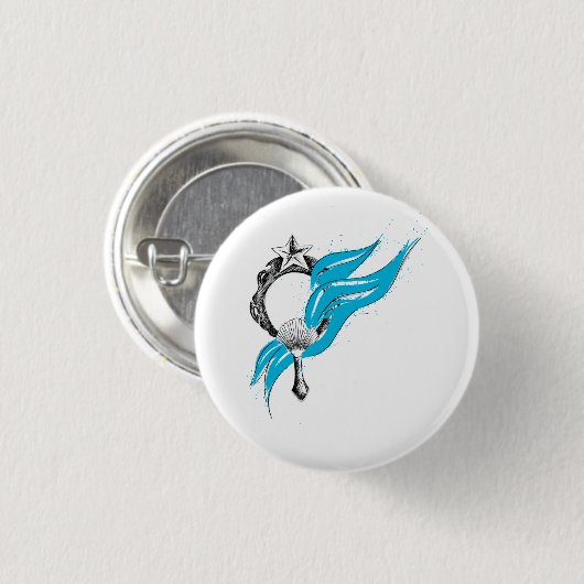 Camiseta Iemanja Ronde Button 3,2 Cm (Voorkant /achterkant)