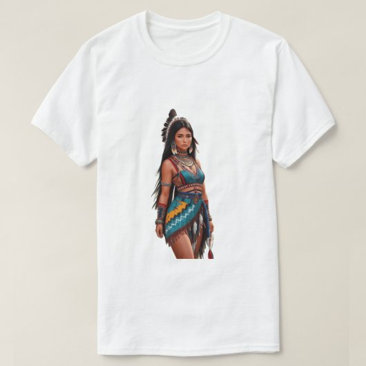 Camiseta índia da natureza t-shirt (Design voorkant)