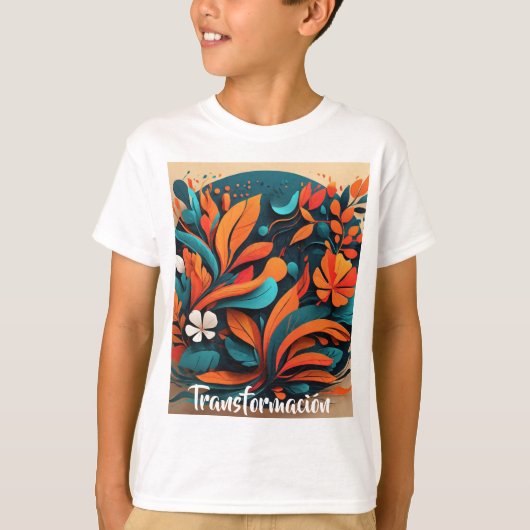 Camiseta Infantil Arte Simbólico Transformación T-shirt (Voorkant)