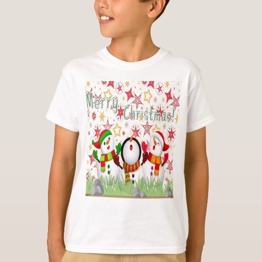 Camiseta Infantil Básica-Natal T-shirt (Voorkant)