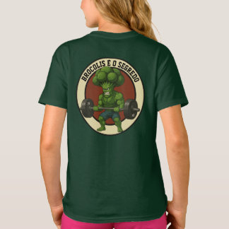 Camiseta Infantil Brócolis é o Segredo - Back T-shirt