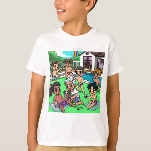 Camiseta infantil divertida t-shirt (Voorkant)