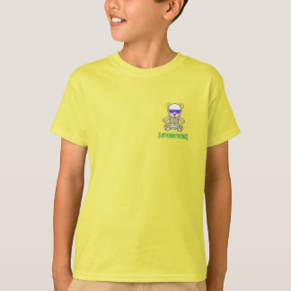 camiseta infantil masculina amarela ursinho t-shirt