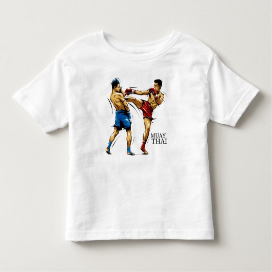 Camiseta Infantil Muay Thai / Boxe Tailandês Kinder Shirts (Voorkant)