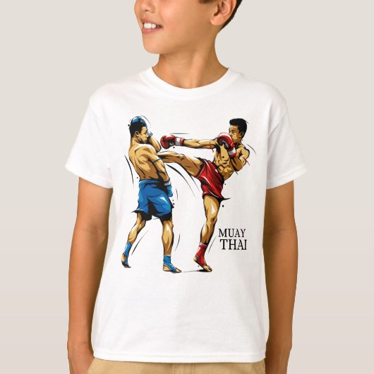 Camiseta Infantil Muay Thai / Boxe Tailandês T-shirt (Voorkant)
