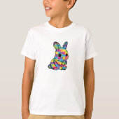 Camiseta Infantil Quebra-Cabeça - Coelho T-shirt (Voorkant)