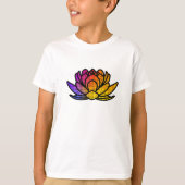 Camiseta Infantil Quebra-Cabeça - Flor de Lótus T-shirt (Voorkant)