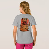 Camiseta Infantil Schrodinger's Zombie Cat - Back T-shirt (Achterkant volledig)