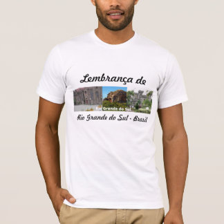 Camiseta lembrança de Rio Grande do Sul T-shirt