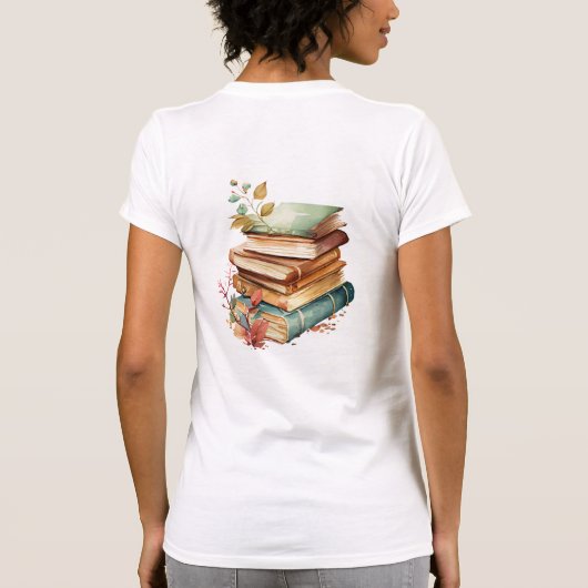 Camiseta livros t-shirt (Achterkant)
