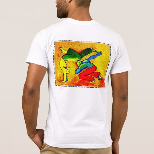 Camiseta Maculelê Masculina de Mangas Longas T-shirt (Achterkant)