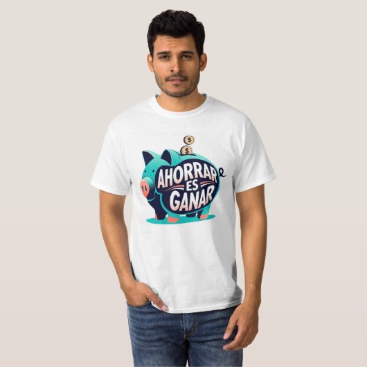 Camiseta Manga Corta - Ahorrar en Ganar- T-shirt (Voorkant volledig)