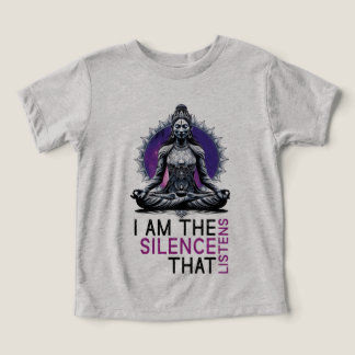 Camiseta manga corta I Am the Silence That Listens