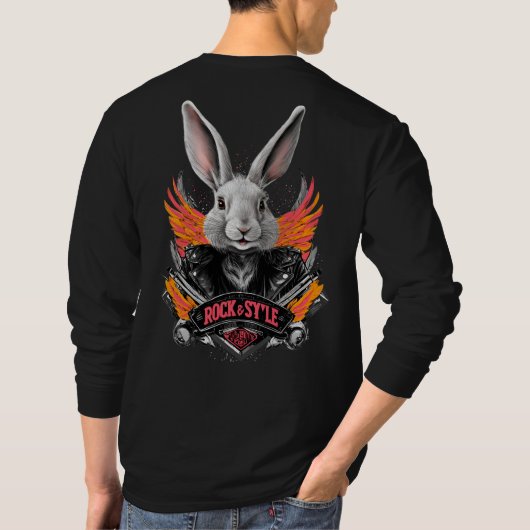 CAMISETA MANGA LARGA CONEJO ROCKERO T-SHIRT (Achterkant)