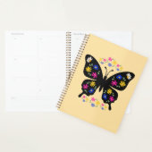 Camiseta mariposa con flores multicolor planner (Display)