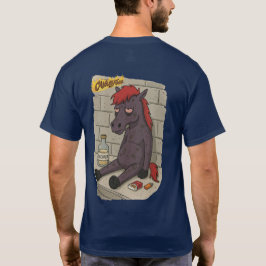 Camiseta Masc. Cavalo de Fogo - Back T-shirt