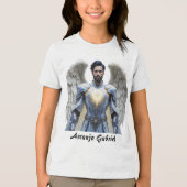 Camiseta Masc Juvenil Básica Arcanjo Gabriel Tri-Blend Shirt (Voorkant)