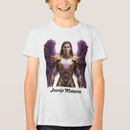 Camiseta Masc Juvenil Básica Arcanjo Metraton Tri-Blend Shirt