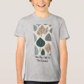 Camiseta Masc Juvenil Básica Raízes do Futuro-2 Tri-Blend Shirt (Voorkant)