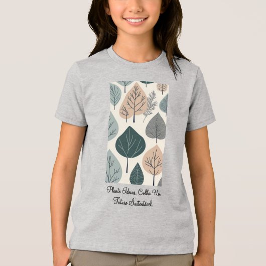 Camiseta Masc Juvenil Básica Raízes do Futuro-2 Tri-Blend Shirt (Voorkant)