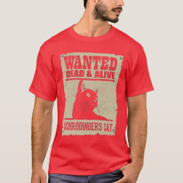 Camiseta Masc. Schrodinger's Cat - Dark - Front T-shirt