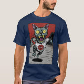 Camiseta Masc. Zombie Runner Cat - Front T-shirt (Voorkant)