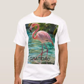 Camiseta Masculina Básica Flamingo T-shirt (Voorkant)