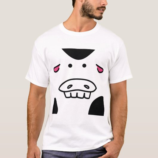 Camiseta Masculina Cow Evolution T-shirt (Voorkant)