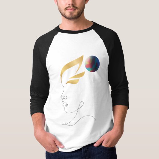 Camiseta masculina Faces T-shirt (Voorkant)