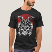 Camiseta Masculina Máscara Samurai Oni / Samurai O T-shirt (Voorkant)