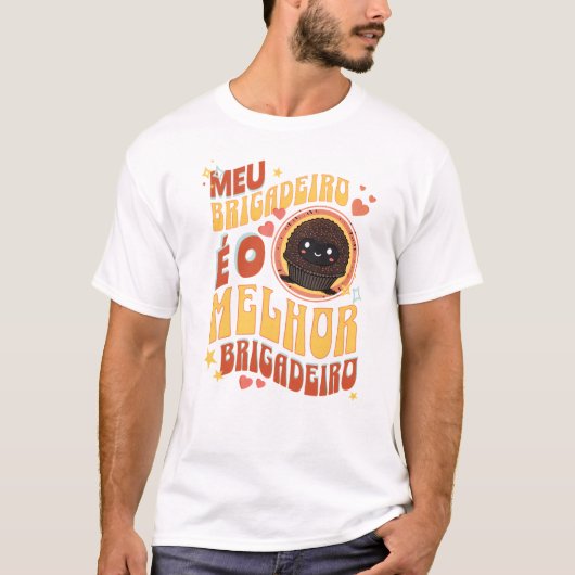 Camiseta Masculina Meu Brigadeiro T-shirt (Voorkant)