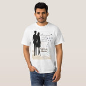 Camiseta Masculina, namorados T-shirt (Voorkant volledig)