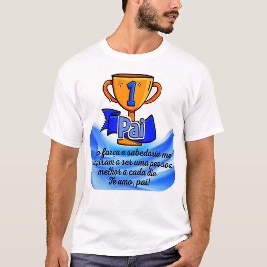 Camiseta Masculina, Pais T-shirt (Voorkant)