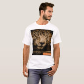camiseta Masculina Via Pantanal Onça T-shirt (Voorkant volledig)