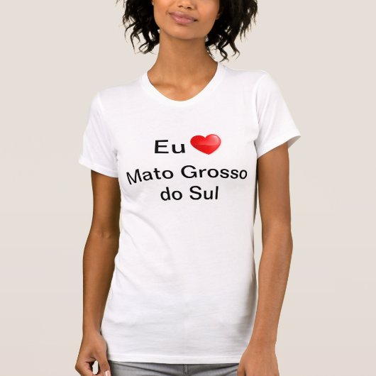 Camiseta Mato Grosso do Sul Brasil T-shirt (Voorkant)