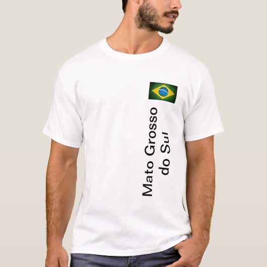 Camiseta Mato Grosso do Sul Brasil T-shirt (Voorkant)