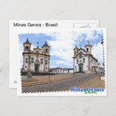 Camiseta Minas Gerais Brasil Briefkaart (Voorkant / Achterkant)