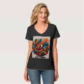 Camiseta Mujer Arte Simbólico de Equilibrio T-shirt (Voorkant volledig)