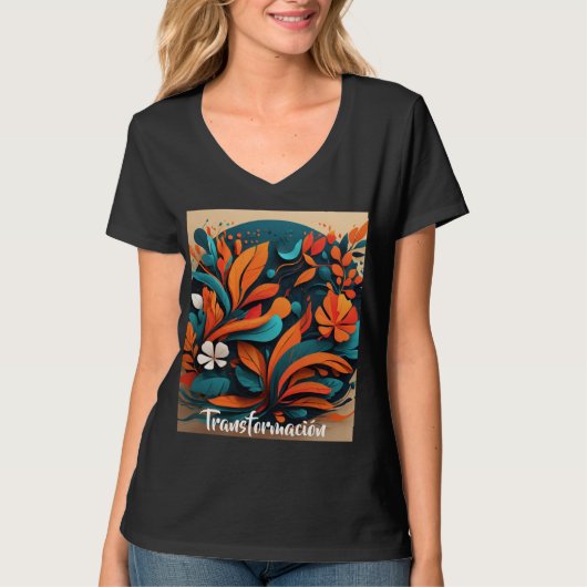 Camiseta Mujer Arte Simbólico Transformación T-shirt (Voorkant)