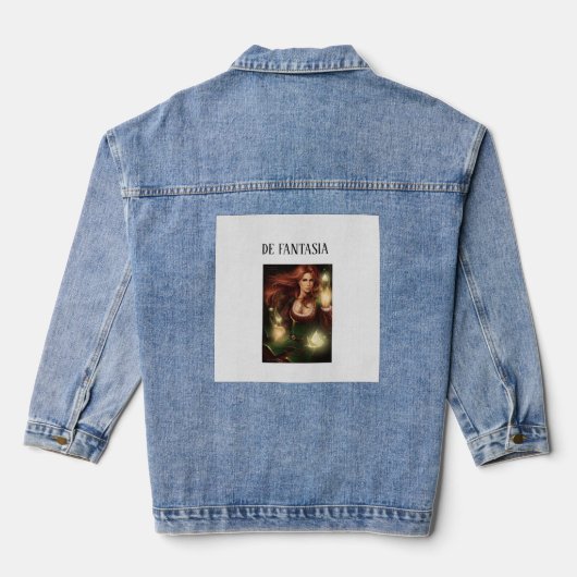 Camiseta Mujer De Fuego Denim Jacket (Achterkant)