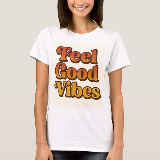 Camiseta mujer Feel good vibes T-shirt (Voorkant)