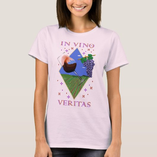 Camiseta mujer In vino veritas T-shirt (Voorkant)