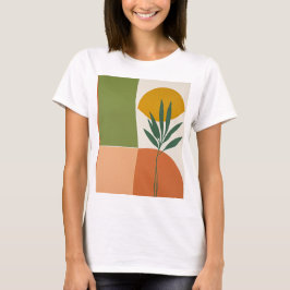 camiseta mujer planta minimal t-shirt