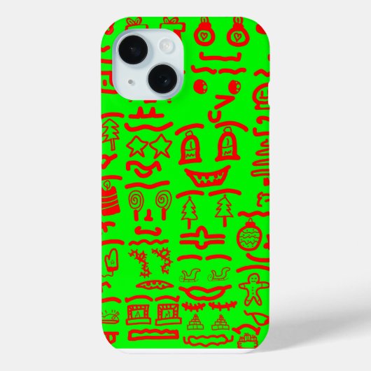 Camiseta Navidad Divertida Case-Mate iPhone Case (Achterkant)