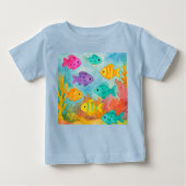 Camiseta niño peces en el arrecife (Voorkant)