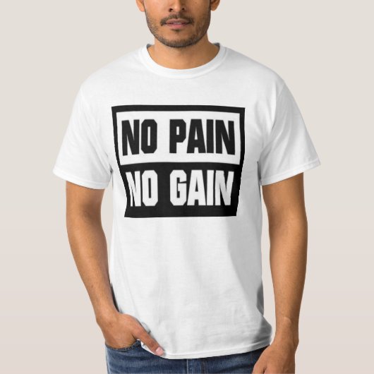 Camiseta No Pain No Gain T-shirt (Voorkant)